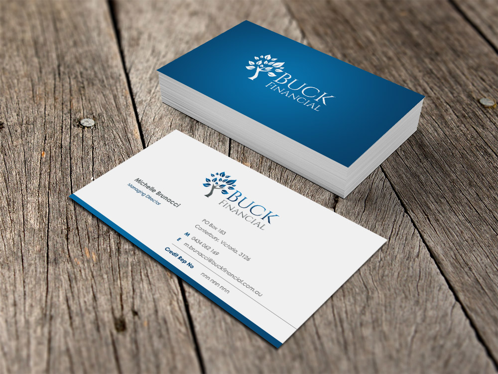 Business Card Design by Eggo May P for Buck Financial Group | Design #4070618