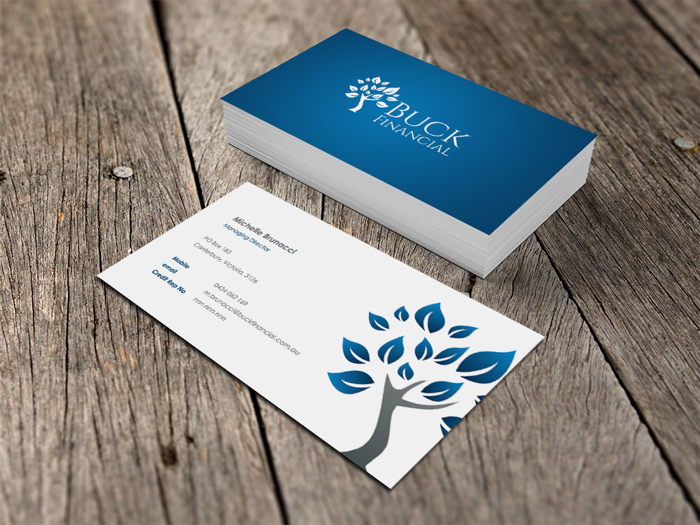 Business Card Design by Eggo May P for Buck Financial Group | Design #4070619