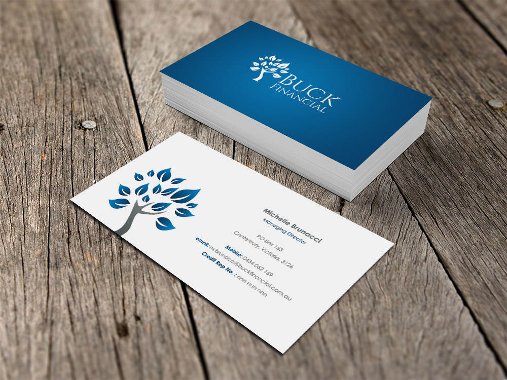 Business Card Design by Eggo May P for Buck Financial Group | Design #4070621