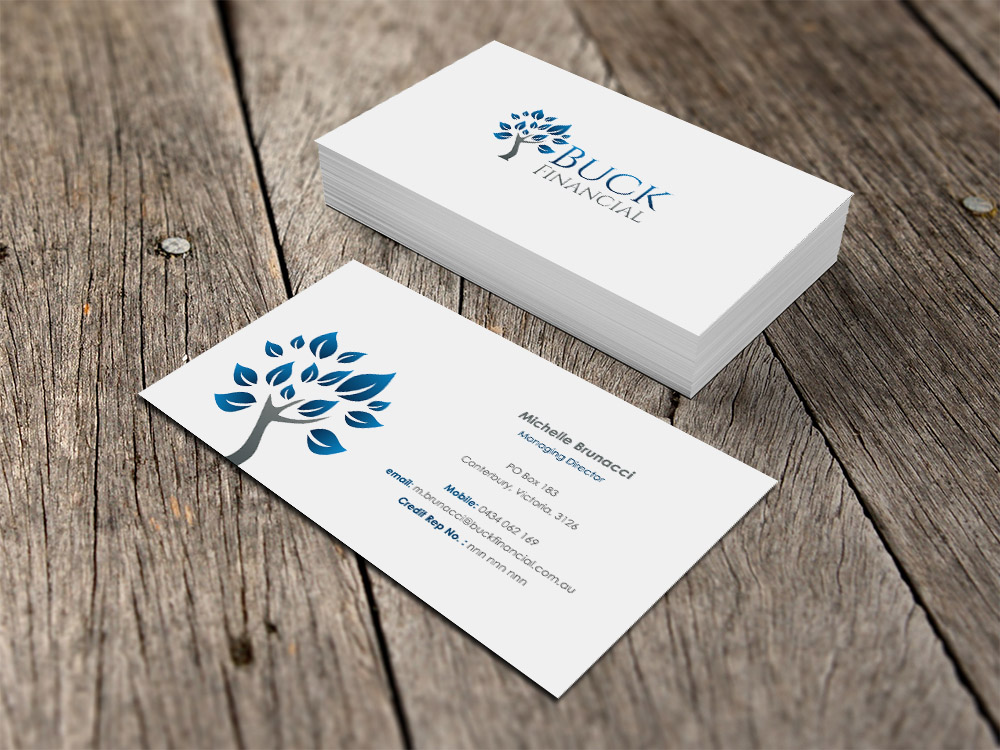 Business Card Design by Eggo May P for Buck Financial Group | Design #4070625