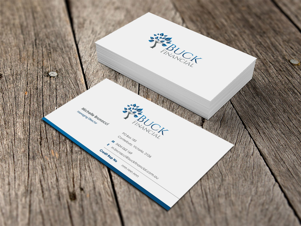 Business Card Design by Eggo May P for Buck Financial Group | Design #4070630