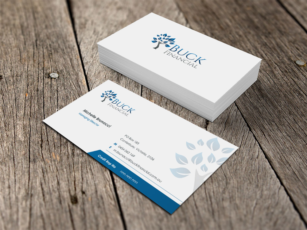 Business Card Design by Eggo May P for Buck Financial Group | Design #4070633