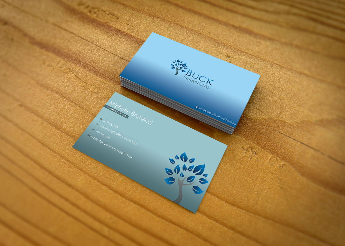 Diseño de Tarjeta de Presentación por d3si8ner para Buck Financial Group | Diseño #4071985