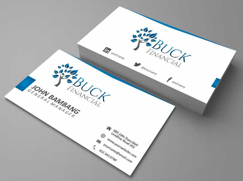 Design de Carte de Visite par AwsomeD pour Buck Financial Group | Design #4008929