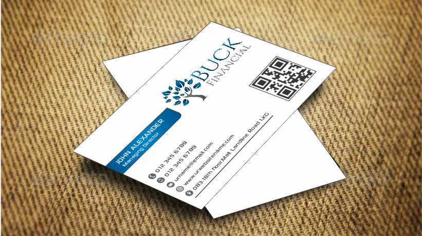 Business Card Design by AwsomeD for Buck Financial Group | Design #4008932