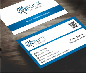 Business Card Design by AwsomeD for Buck Financial Group | Design: #4008940