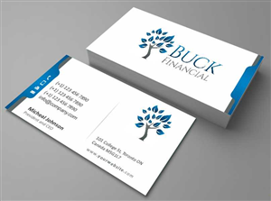 Business Card Design by AwsomeD for Buck Financial Group | Design: #4008945