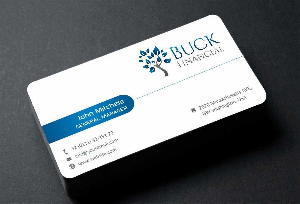Business Card Design by AwsomeD for Buck Financial Group | Design #4008952