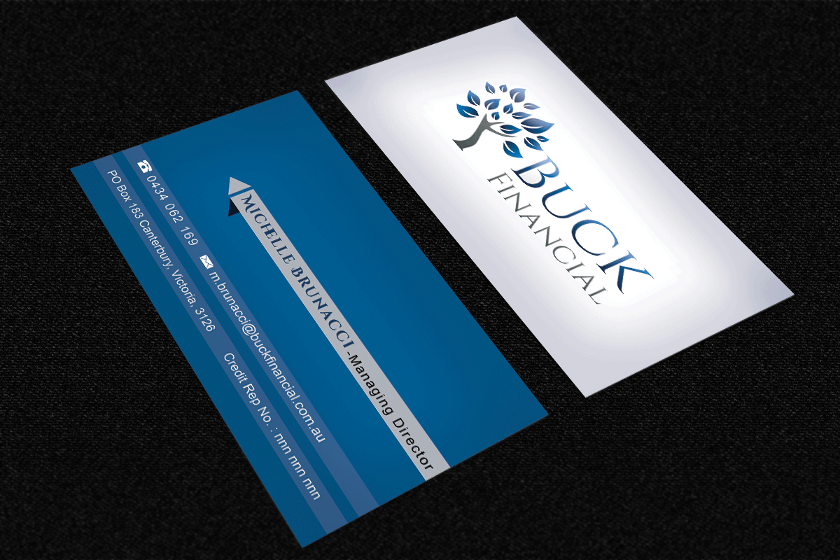 Business Card Design by Riz' for Buck Financial Group | Design #4158947