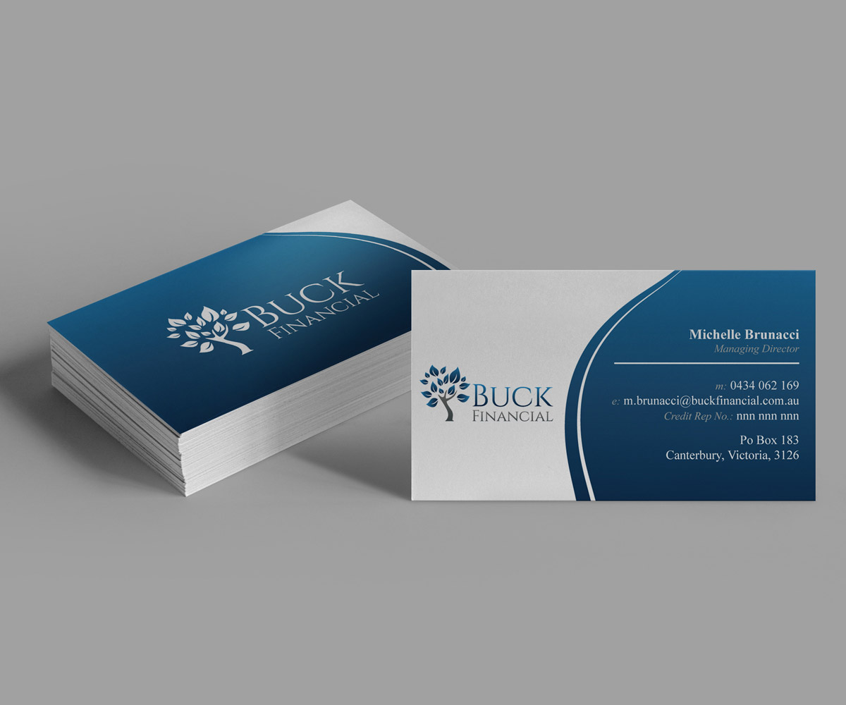Business Card Design by MessyDesk for Buck Financial Group | Design #4084299