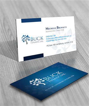 Design de Carte de Visite par Sing Wei pour Buck Financial Group | Design #4130620