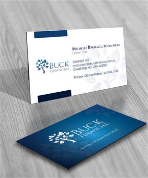 Business Card Design by Sing Wei for Buck Financial Group | Design: #4251340