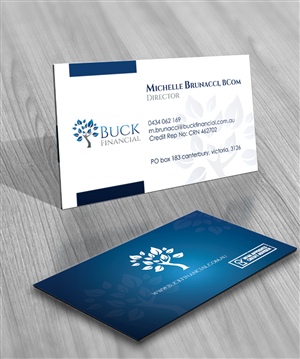 Business Card Design by Sing Wei for Buck Financial Group | Design: #4287649