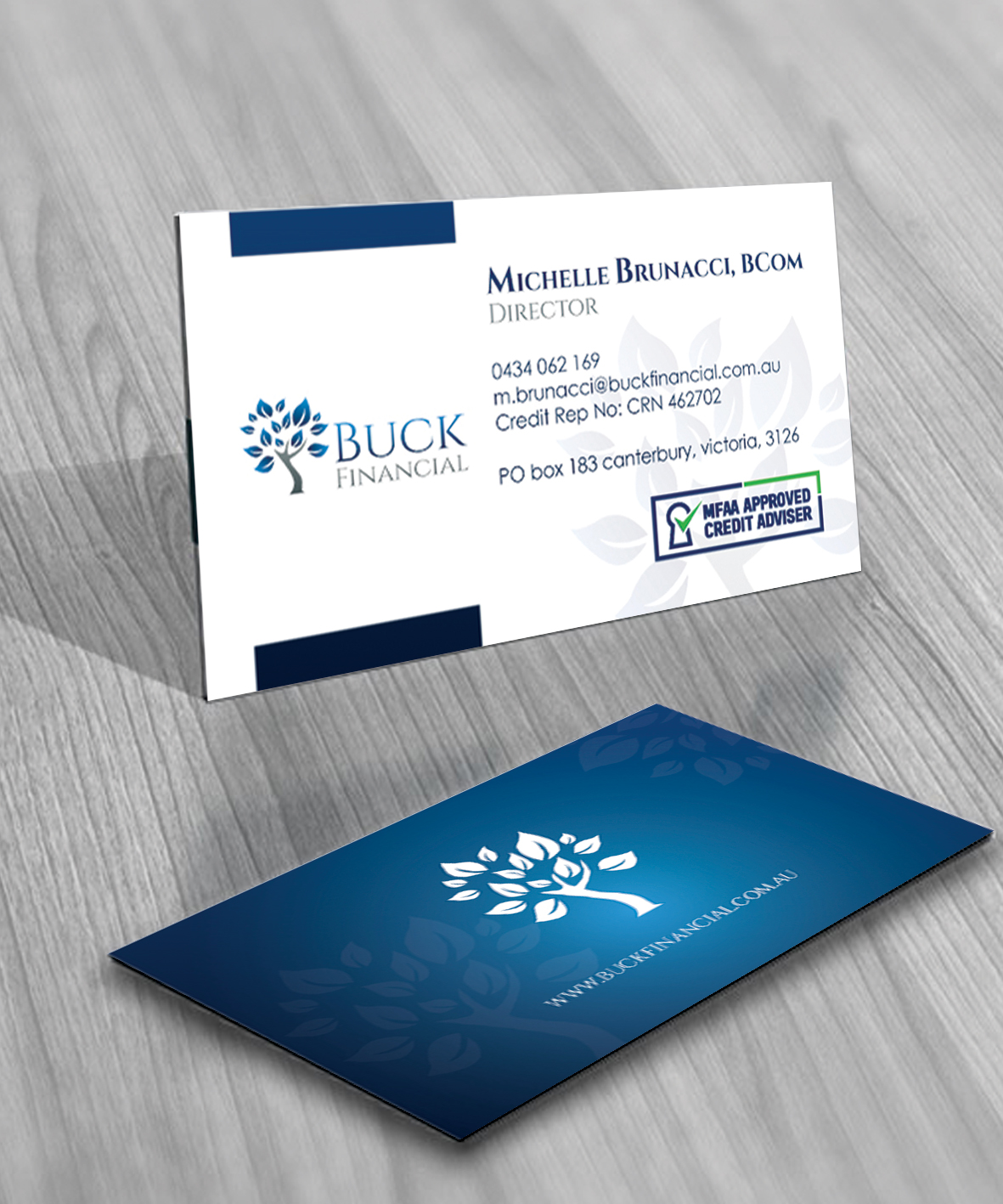 Business Card Design by Sing Wei for Buck Financial Group | Design #4287655