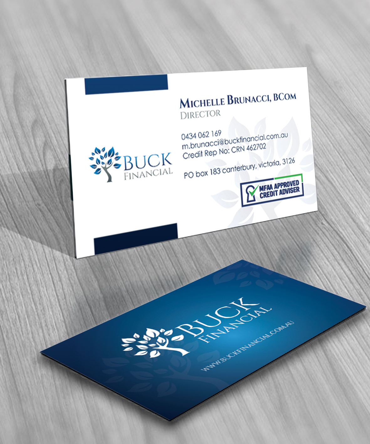 Business Card Design by Sing Wei for Buck Financial Group | Design #4287664