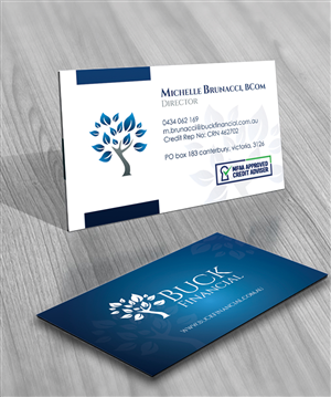 Business Card Design by Sing Wei for Buck Financial Group | Design: #4287674