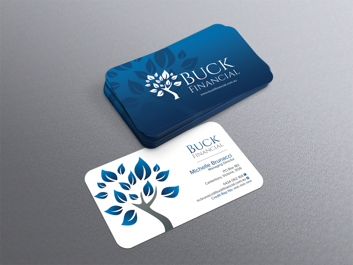 Business Card Design by diRtY.EMM for Buck Financial Group | Design #4105070