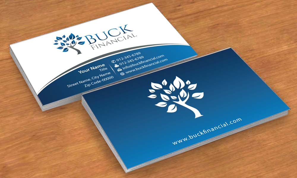 Visitenkarten-Design von Sbss für Buck Financial Group | Design #4009531
