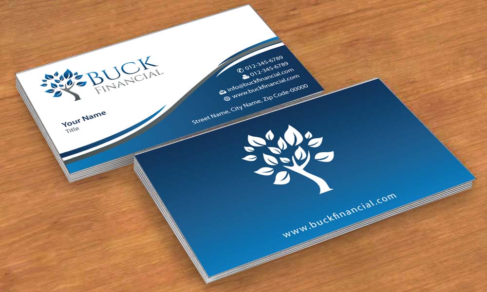 Business Card Design by Sbss for Buck Financial Group | Design #4009532