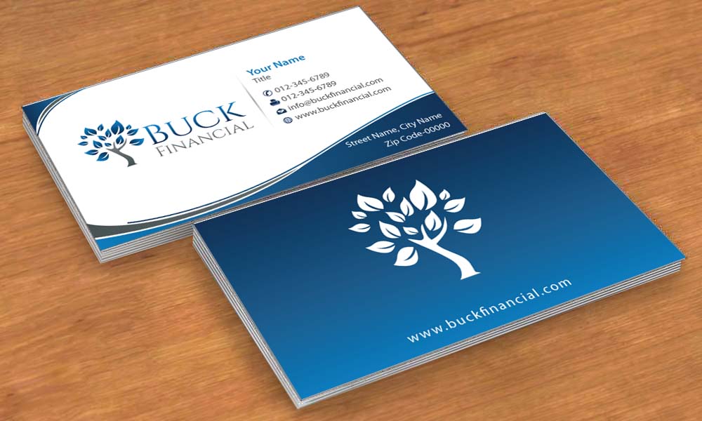 Business Card Design by Sbss for Buck Financial Group | Design #4009543
