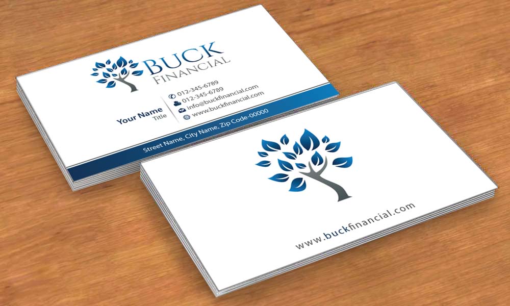 Business Card Design by Sbss for Buck Financial Group | Design #4009556