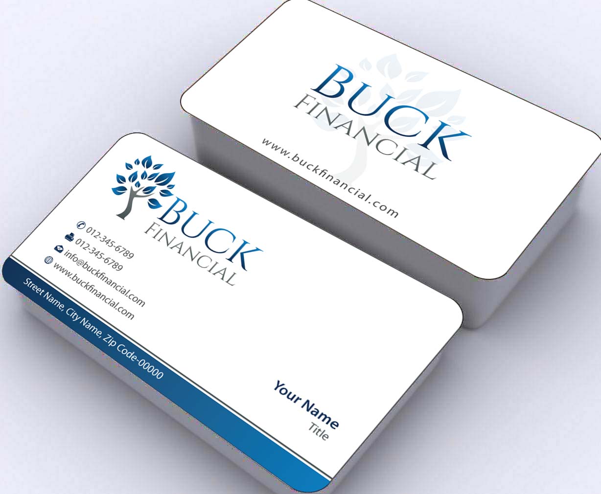 Business Card Design by Sbss for Buck Financial Group | Design #4009560