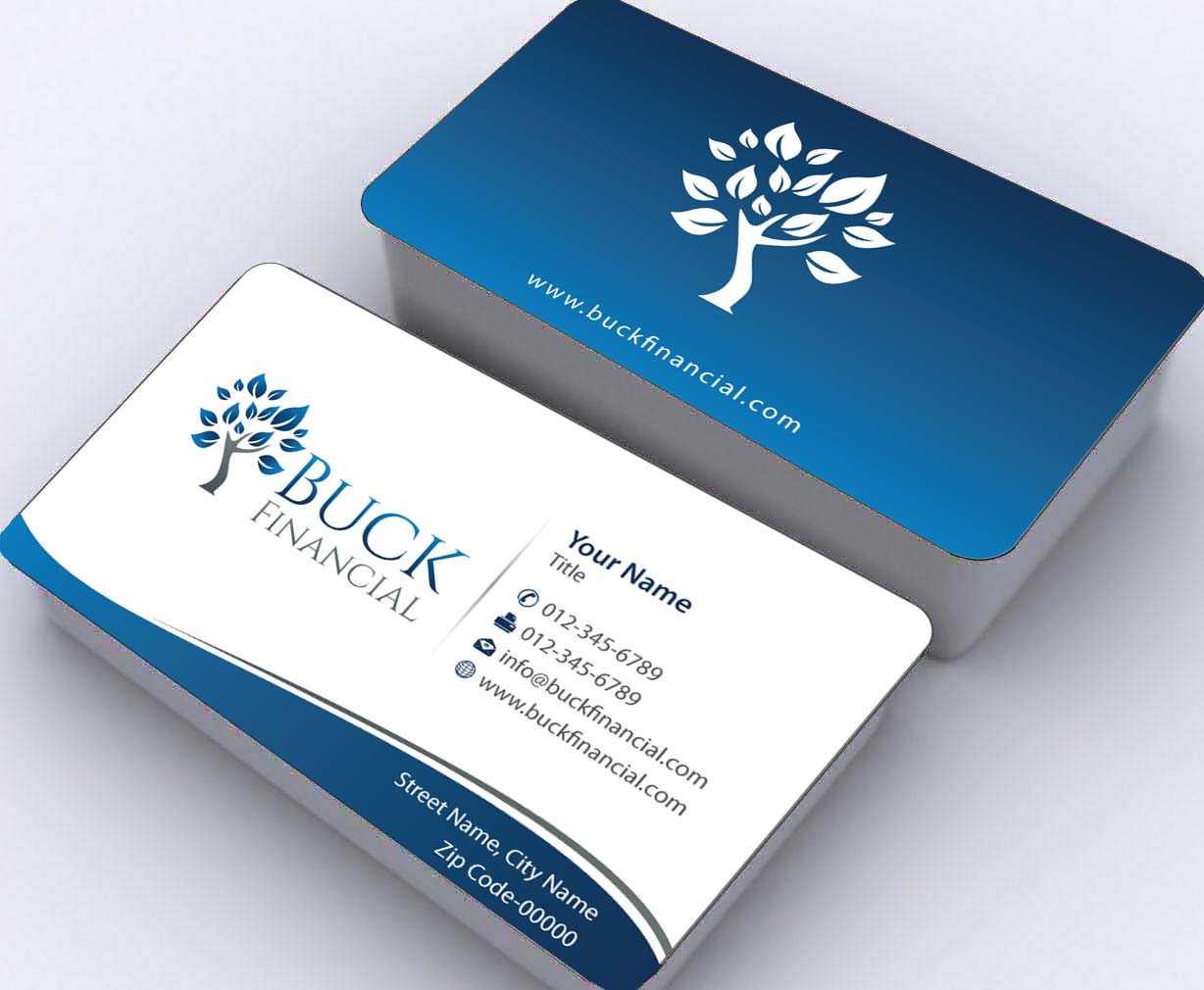 Business Card Design by Sbss for Buck Financial Group | Design #4009582