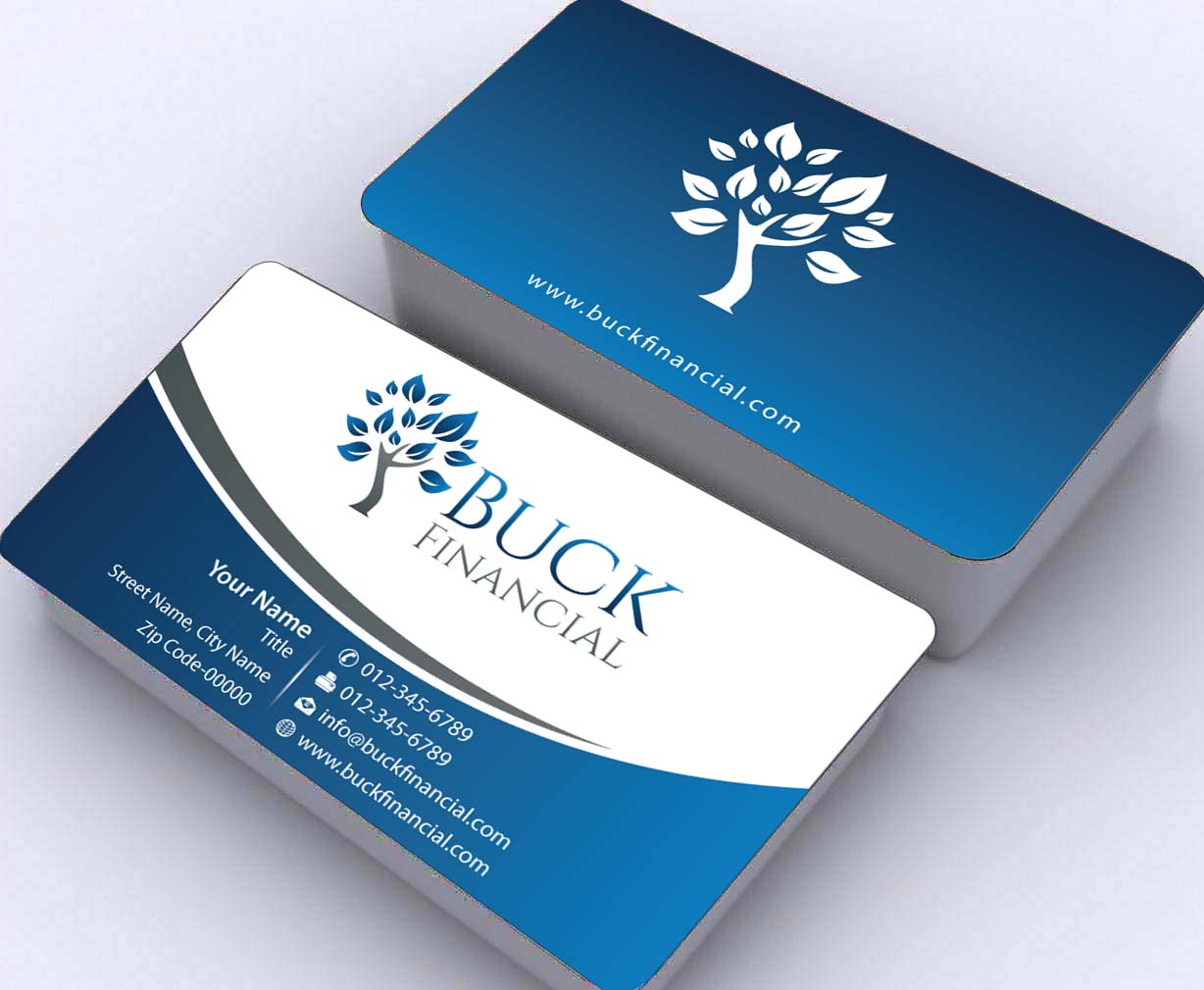 Business Card Design by Sbss for Buck Financial Group | Design #4009584