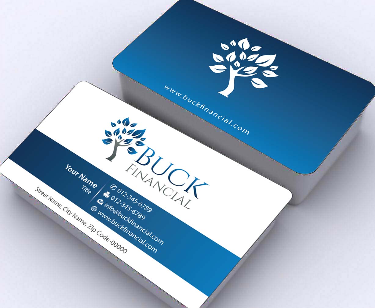 Business Card Design by Sbss for Buck Financial Group | Design #4009586