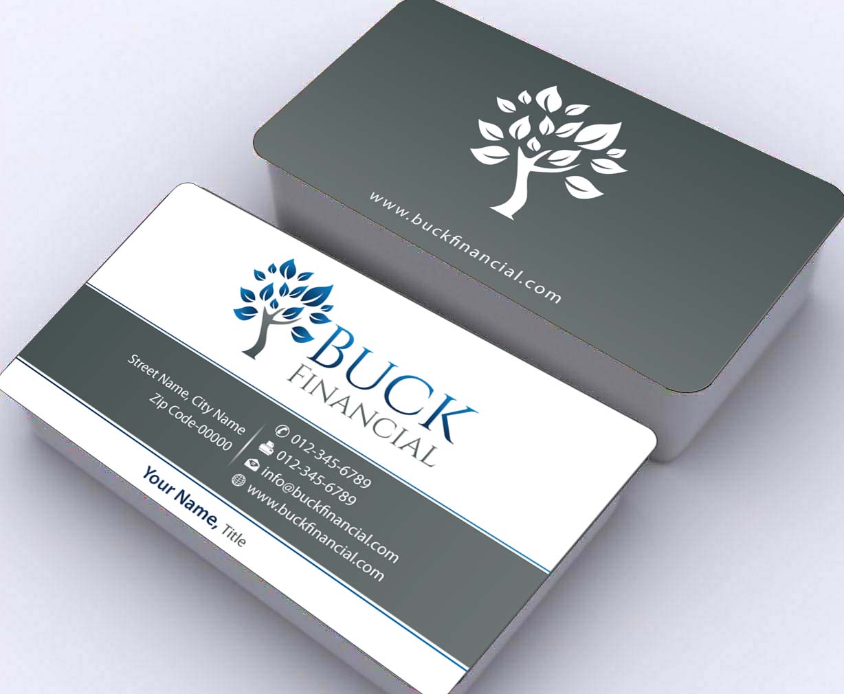Business Card Design by Sbss for Buck Financial Group | Design #4009590