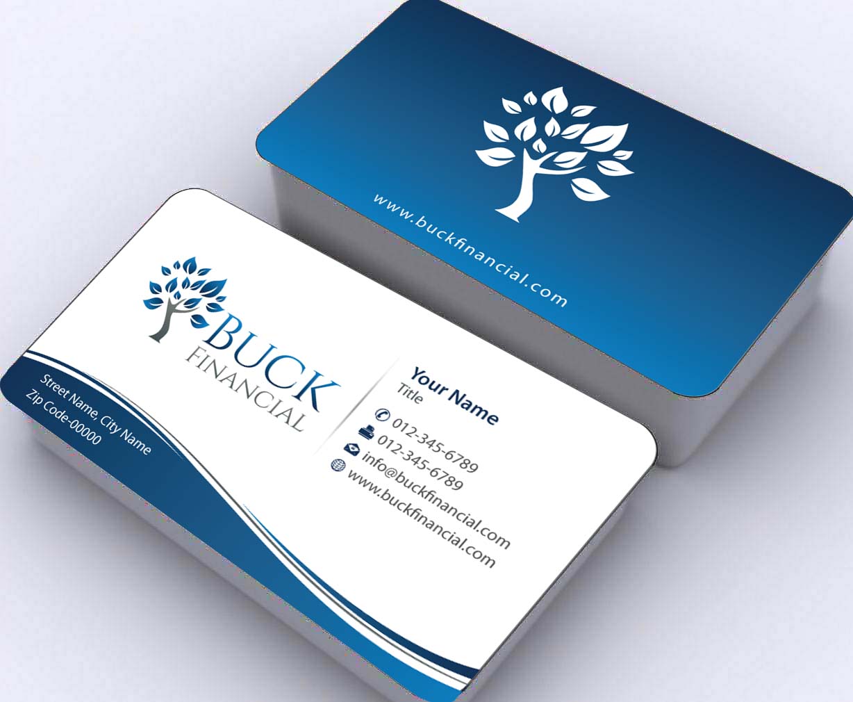 Business Card Design by Sbss for Buck Financial Group | Design #4009593