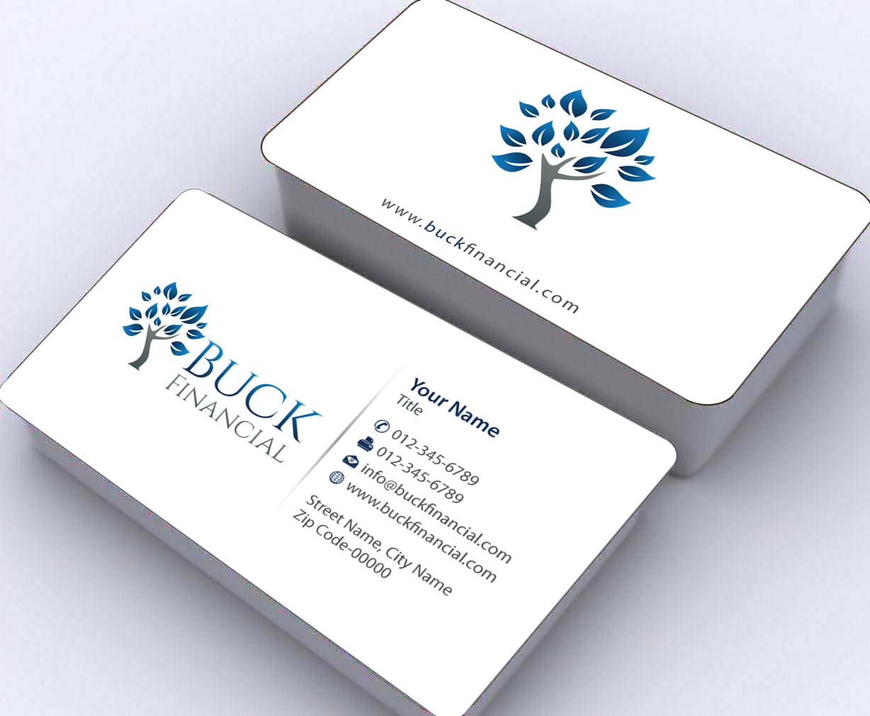 Business Card Design by Sbss for Buck Financial Group | Design #4009596