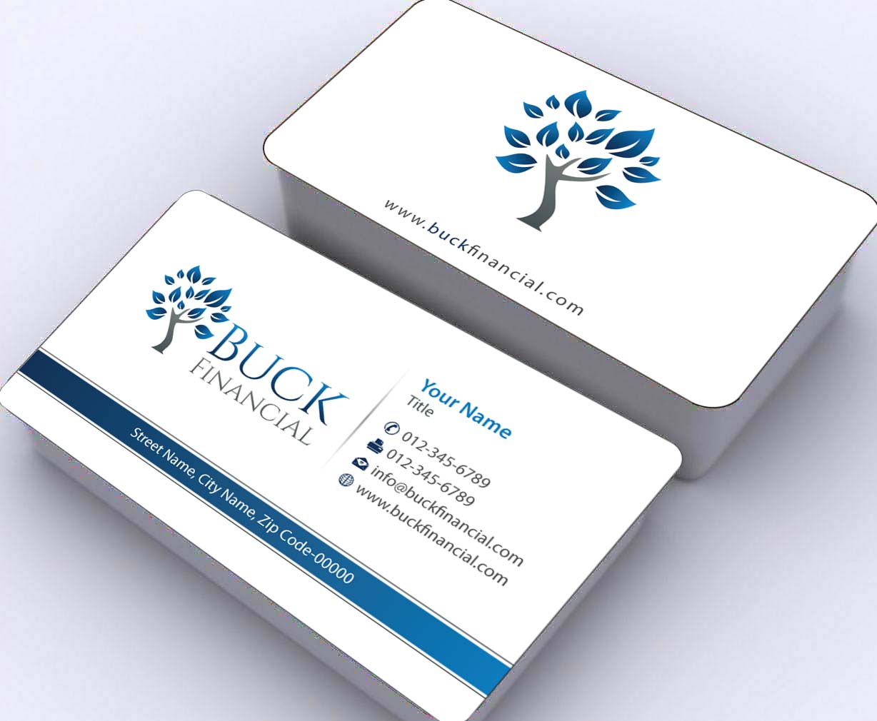 Business Card Design by Sbss for Buck Financial Group | Design #4009597