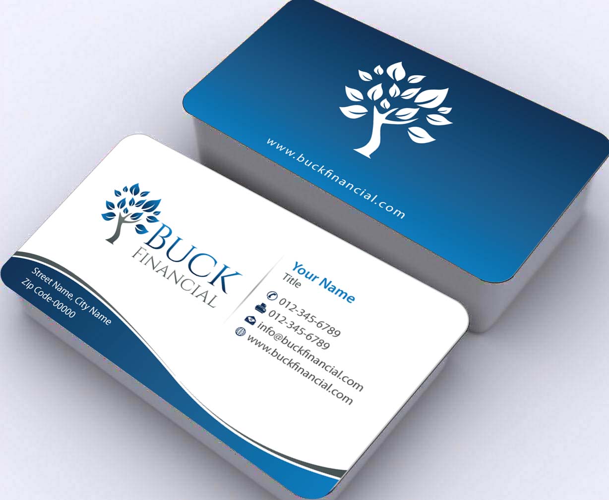Business Card Design by Sbss for Buck Financial Group | Design #4009607