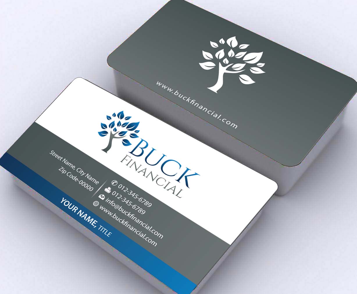 Business Card Design by Sbss for Buck Financial Group | Design #4009613