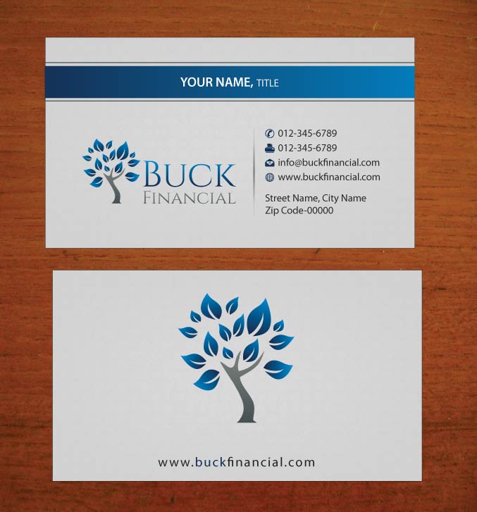 Business Card Design by Sbss for Buck Financial Group | Design #4009616