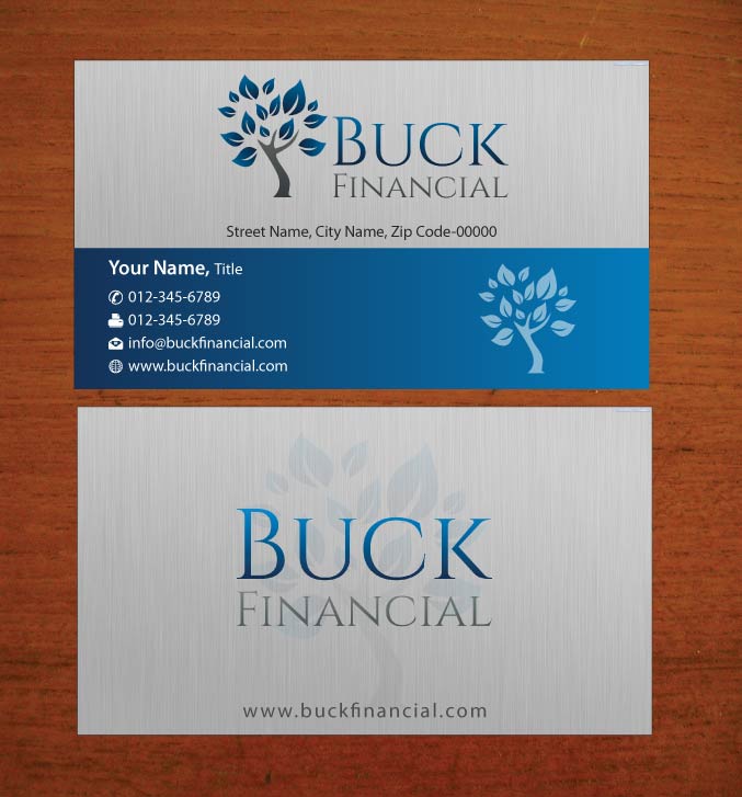 Business Card Design by Sbss for Buck Financial Group | Design #4009617