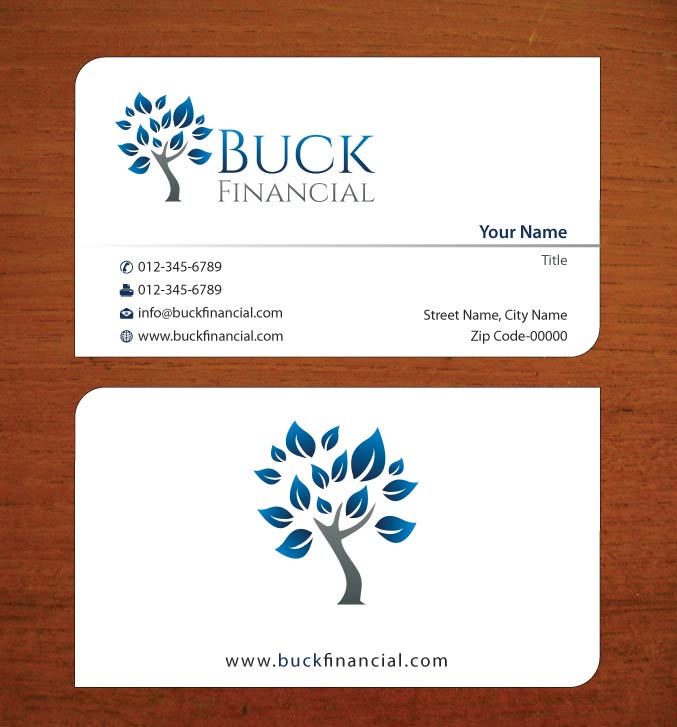 Business Card Design by Sbss for Buck Financial Group | Design #4009620