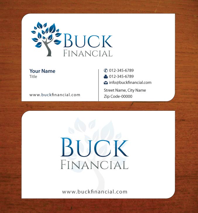 Business Card Design by Sbss for Buck Financial Group | Design #4009621