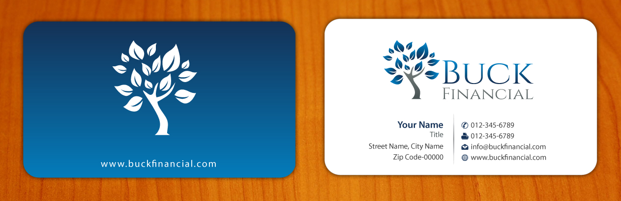 Business Card Design by Sbss for Buck Financial Group | Design #4010306