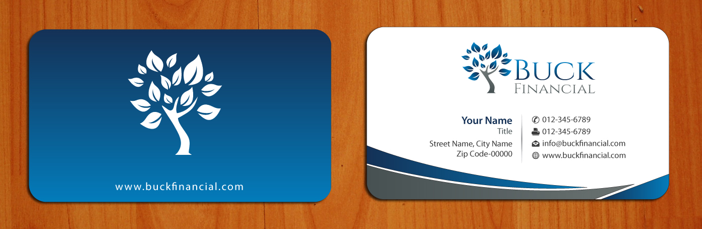 Business Card Design by Sbss for Buck Financial Group | Design #4010311