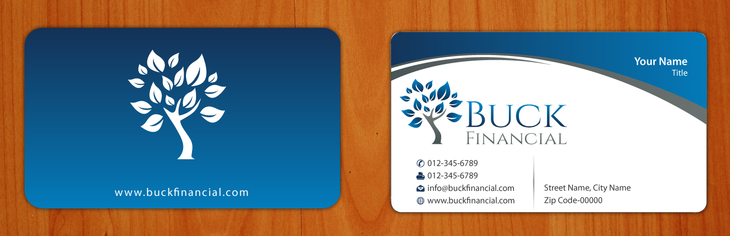 Business Card Design by Sbss for Buck Financial Group | Design #4010314