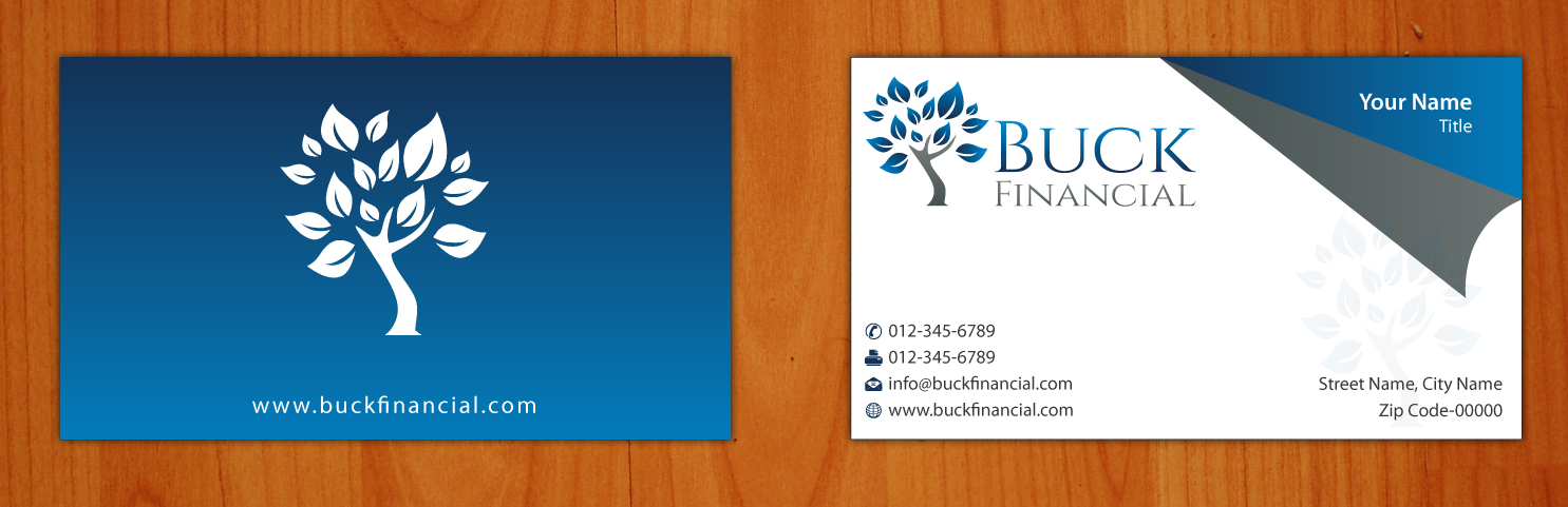 Business Card Design by Sbss for Buck Financial Group | Design #4010321