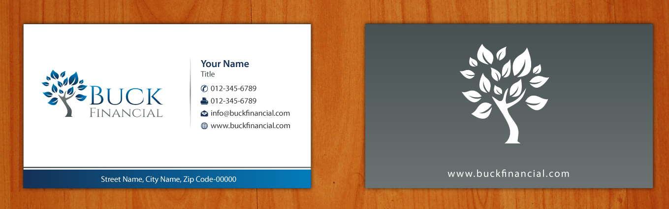 Business Card Design by Sbss for Buck Financial Group | Design #4010323