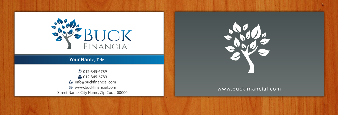 Business Card Design by Sbss for Buck Financial Group | Design #4010332