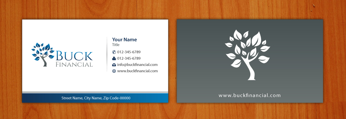 Business Card Design by Sbss for Buck Financial Group | Design #4010340