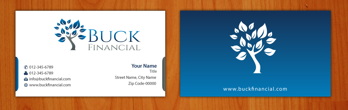 Business Card Design by Sbss for Buck Financial Group | Design #4010341