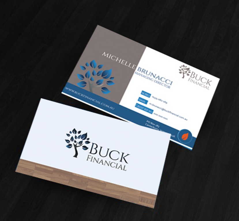 Business Card Design by gatsyboy777 for Buck Financial Group | Design #4007416
