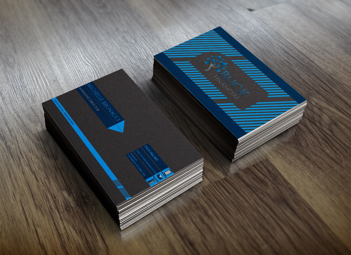 Business Card Design by NovanopArts for Buck Financial Group | Design #4007024