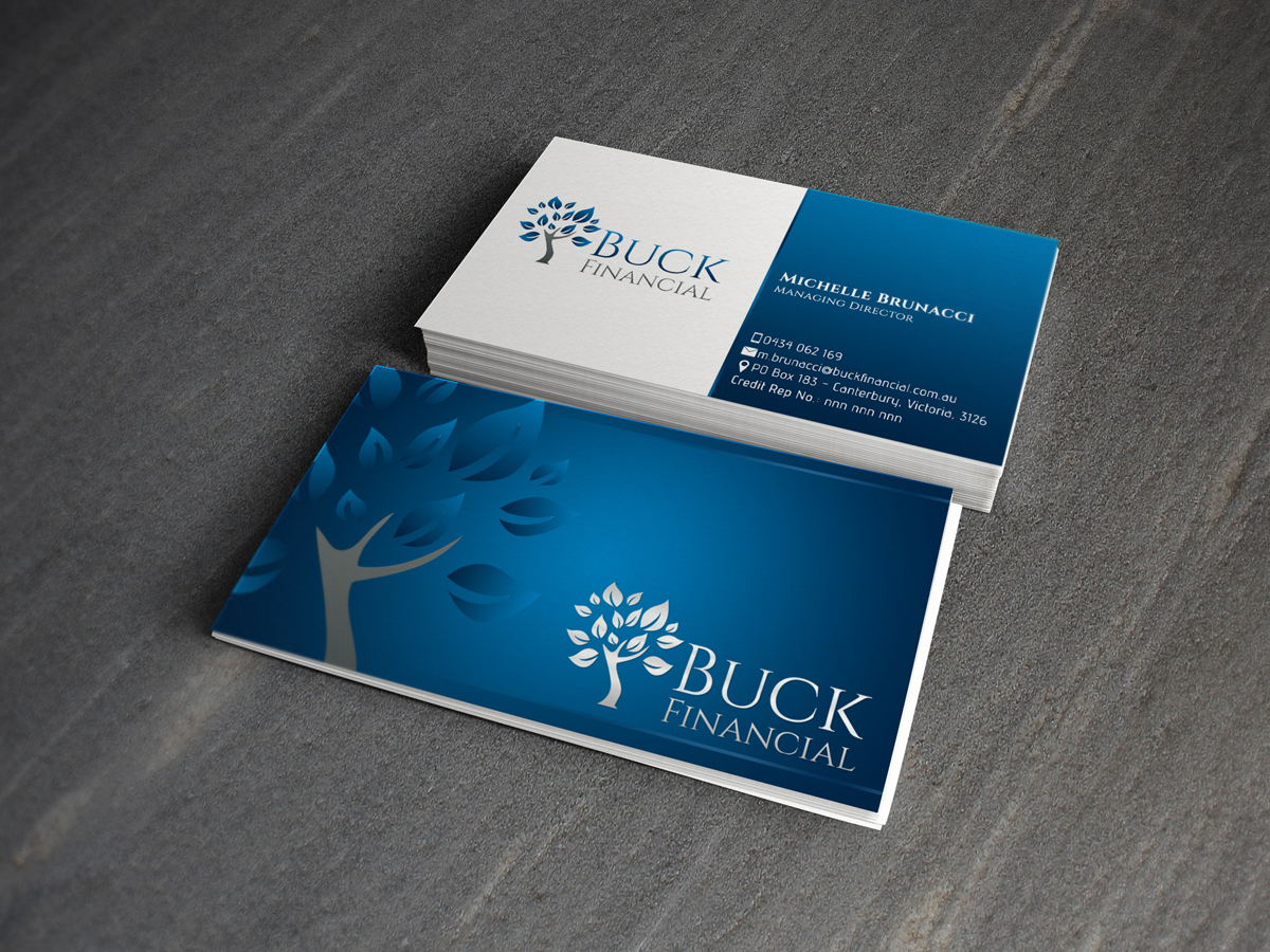 Design de Carte de Visite par Igraphic_Studios pour Buck Financial Group | Design #4233701
